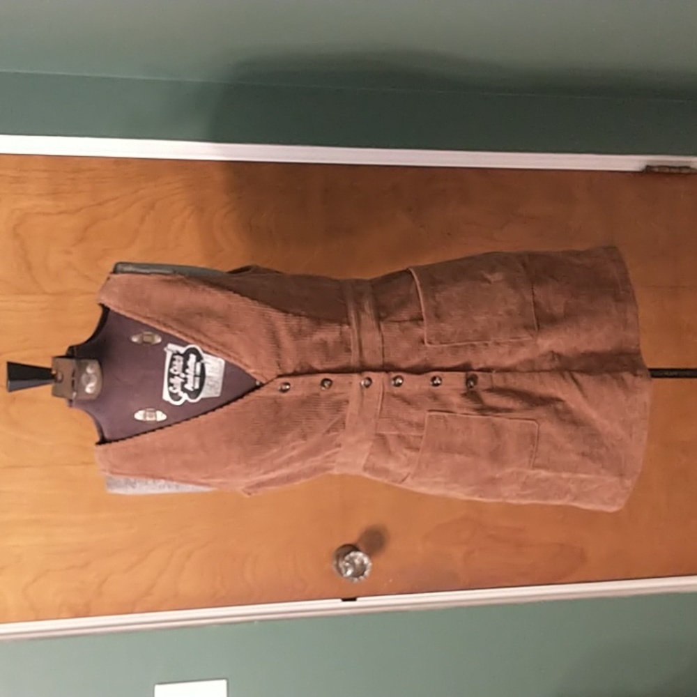 SheIn corduroy pinafore